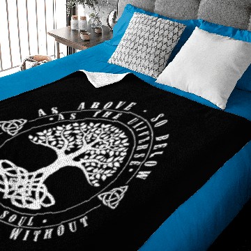 Discover Tree of life Celtic Baby Blankets As above so below
