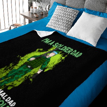 Discover German Armed Forces father soldier sergeant daddy Baby Blankets