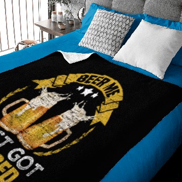 Discover Engagement Beer Baby Blankets