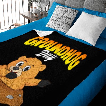 Discover Funny Dabbing Groundhog Day Dab Baby Blankets