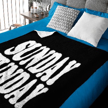 Discover Sunday funday - huge typography Baby Blankets