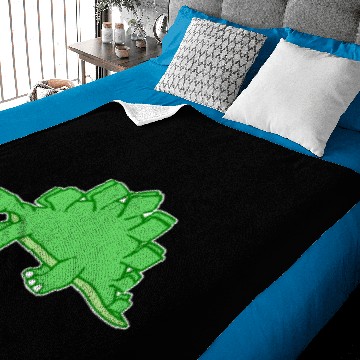 Discover dinosaur, stegosaurus Baby Blankets