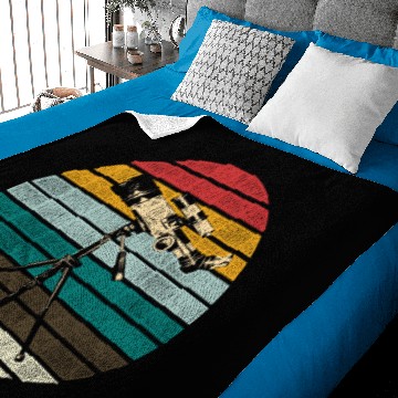 Discover Astronomy Telescope Baby Blankets