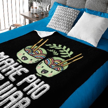 Discover Pho not war - Vietnam, noodle soup Baby Blankets