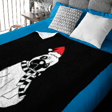 Discover Christmas Pug Baby Blankets