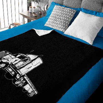 Discover Trucker Truck driver Baby Blankets