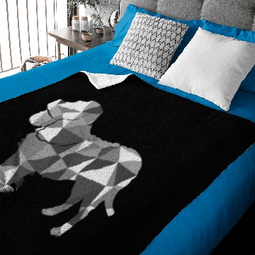 Discover Polygon American Cocker Spaniel Baby Blankets