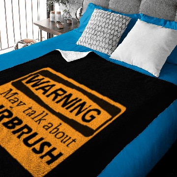 Discover Airbrush Quote Baby Blankets