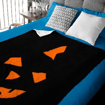 Discover Pumpkin Orange Halloween Baby Blankets