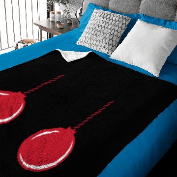 Discover Naughty Christmas Balls Baby Blankets