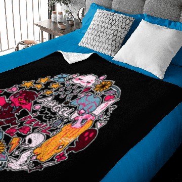 Discover Angel Devil Manga Comic Heaven Hell Gift Baby Blankets