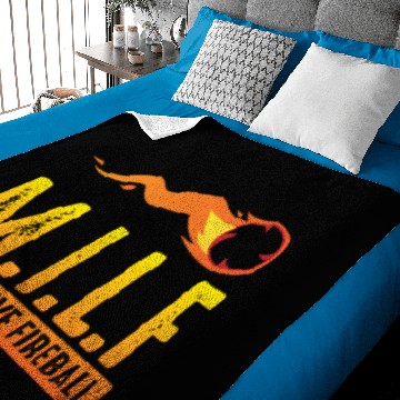 Discover MILF Man I Love Fireball Funny ambiguous Baby Blankets