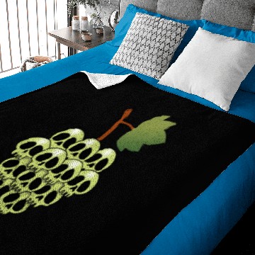 Discover Grape skull Baby Blankets