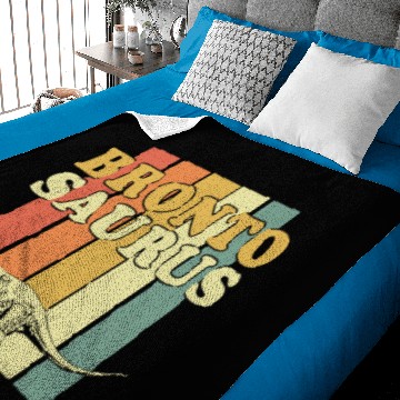 Discover Brontosaurus Dinosaur Baby Blankets