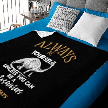 Discover Always Be Yourself Brontosaurus Baby Blankets