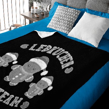 Discover Gingerbread baking team christmas funny Baby Blankets