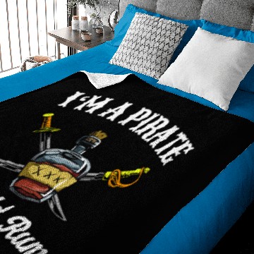 Discover I m a Pirate with Rum Baby Blankets