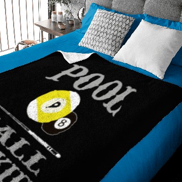 Discover Pool Hall Junkie Billiards Pool Player Funny Gift Baby Blankets