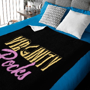 Discover Virginity Rocks Baby Blankets