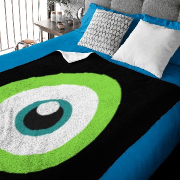 Discover Monsters Inc Mike Wazowski Eyeball Baby Blankets