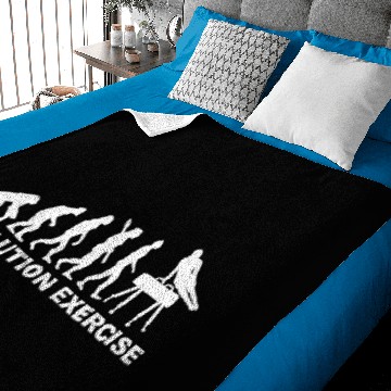 Discover Evolution exercise Baby Blankets