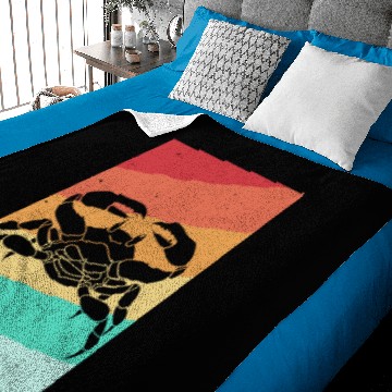 Discover crab crayfish lobster vintage retro Baby Blankets