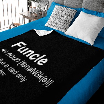Discover Funny Funcle Definition Baby Blankets