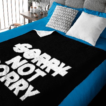 Discover Sorry Not Sorry Baby Blankets