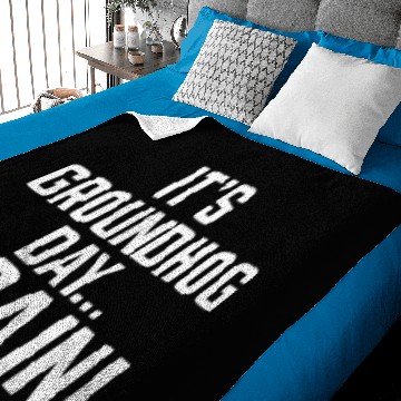 Discover Groundhog Quote GroundHog Day Design Baby Blankets