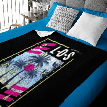 Discover Los Angeles Baby Blankets