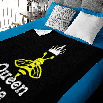 Discover Bee Queen Bee Beekeeper Baby Blankets
