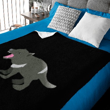 Discover Growling standing Tassie devil (Tasmanian devil) Baby Blankets
