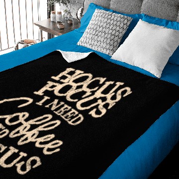 Discover Hocus Pocus I need Coffee to Focus Baby Blankets