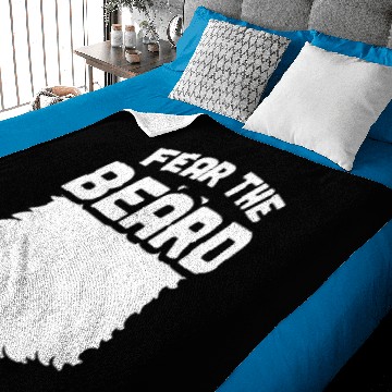 Discover Fear The Beard - Beard - Total Basics Baby Blankets