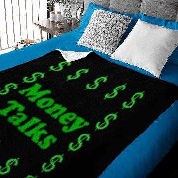 Discover Money Talks Baby Blankets