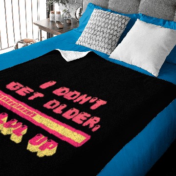 Discover Saying gaming funny level up getting older Baby Blankets