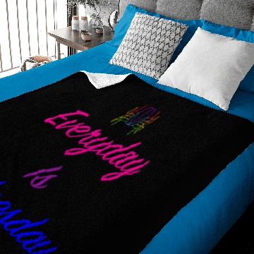 Discover Everyday is Wednesday Baby Blankets