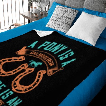 Discover A pony is a childhood dream Baby Blankets