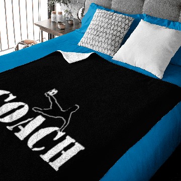 Discover Soccer Coach Baby Blankets