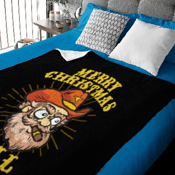 Discover MERRY CHRISTMAS Y ALL Texas Cowboy Xmas Humor Baby Blankets