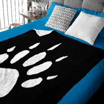 Discover Weasel track imprint Baby Blankets