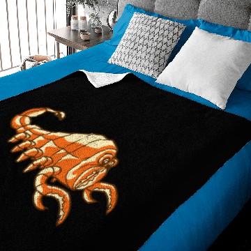 Discover Scorpio Monster Design Baby Blankets