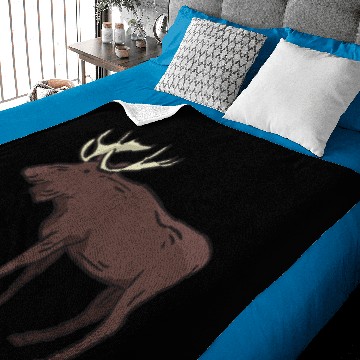 Discover Moose deer antler reindeer gift gift idea Baby Blankets