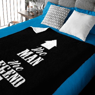 Discover the man the legend Baby Blankets
