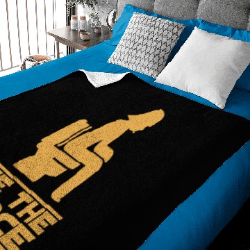 Discover use the force - darth vader Baby Blankets