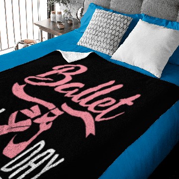 Discover Ballet All Day Baby Blankets