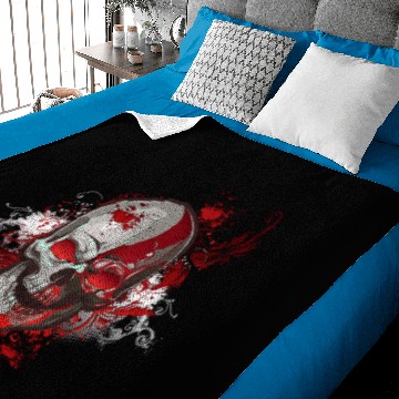 Discover Red Skull Baby Blankets