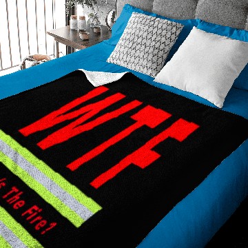 Discover WTF Baby Blankets Where's the fire gift for firefighter
