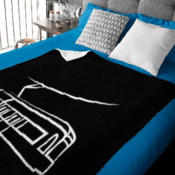 Discover Train locomotive tram elevated train subway symbol Baby Blankets