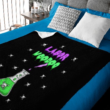 Discover Labor Voodoo Lab Science Poison Skull Nerd Geek Baby Blankets